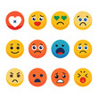 © Wahid Xihan - Collection of Emoji Icons Expressing Various Emotions in Vector