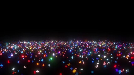 Wall Mural - abstract glow particle lights graphic backgrounds