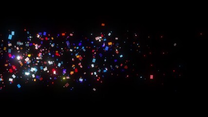 Wall Mural - bright award dust particles lights backdrop loop
