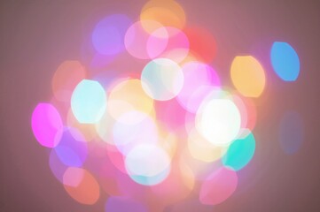 Wall Mural - Vibrant Rings of Illumination Abstract Design