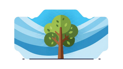 Wall Mural - Minimal CAD Tree Line Vector – Side View Outline Set of Graphic Tree Elements for Architecture and Landscape Design AI EPS PNG JPEG