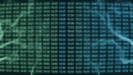 Vector Numerical Data Grid Responding to Live Data