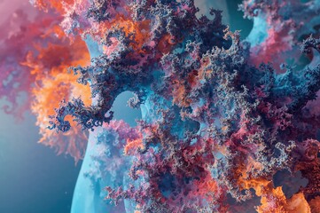 Wall Mural - Abstract fractal art for creative design
