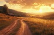 © Ruslan - Rustic dirt road winding through countryside