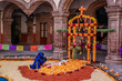 Altares y Adornos de Día de muertos en la Ciudad de Morelia, Michoacán, México.