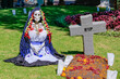 Altares y Adornos de Día de muertos en la Ciudad de Morelia, Michoacán, México.
