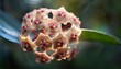 © Diego - Hoya Carnosa Fluffy Flowers On A Blurred Background Macro Photography