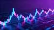 © tai - A vibrant image showing financial stock market charts with colorful lines and data points for trading analysis.