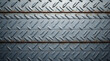 © Md Mizanur - Close up of textured industrial metal diamond plate surface background