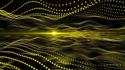 Wall Mural - 4K Motion Graphic Design. Power Loop Glow Electric Shock Energy Creative Motion Background.