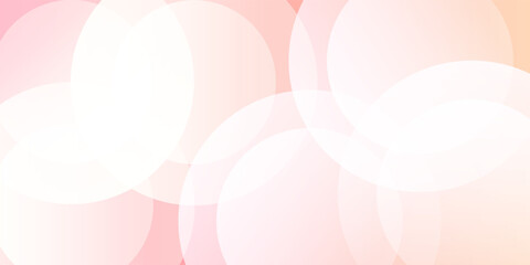 Wall Mural - abstract background modern.minimalist pink and yellow gradations simple design circle effect light
