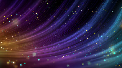Wall Mural - Cosmic colorful focus line effect background. Stock Illustration
