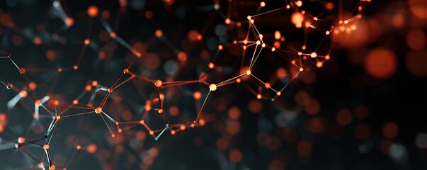 Wall Mural - Digital backdround ideal for technological operations, neural networks, AI, data transmission and encryption, digital archives, audio and visual representations, scientific research