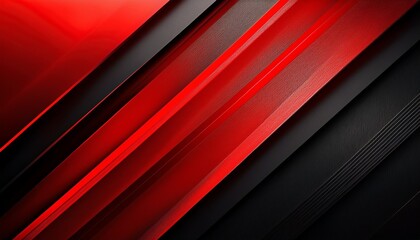 Wall Mural - abstract diagonal red and black lines minimalistic design sleek modern texture background