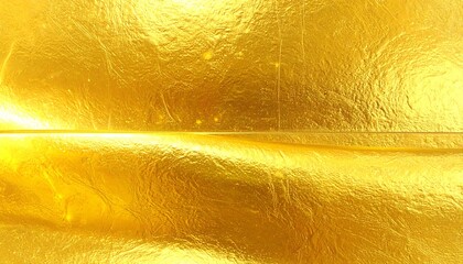 Wall Mural - High resolution seamless background, gold texture, shiny surface, bright yellow tones, metallic effect, decorative pattern, luxury design, elegant backdrop, sparkling appearance, reflective surface, r