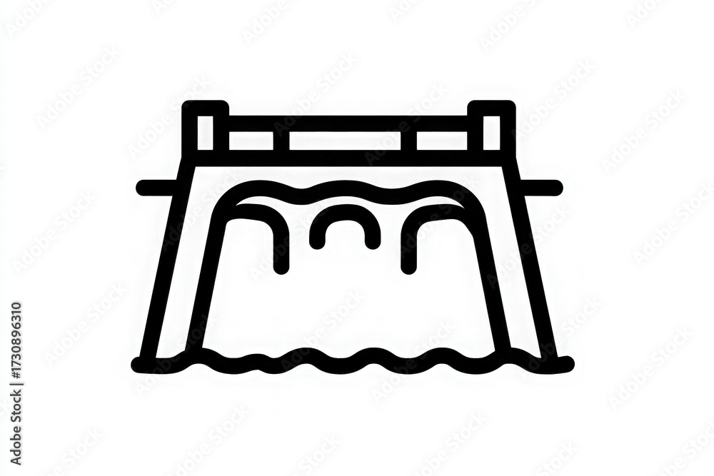 A small bridge arches over a gentle stream, with water flowing calmly beneath it. This serene landscape captures the beauty of nature, inviting peaceful reflections.