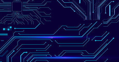 Digital Circuit Board Technology Background