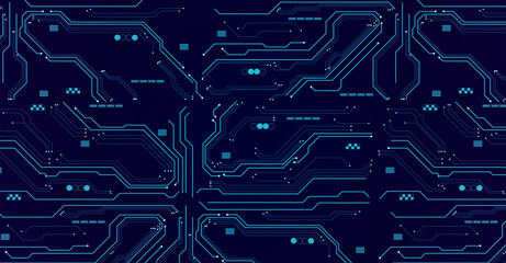 Digital Circuit Board Technology Background