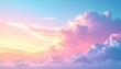 © aykfree - Dreamy pastel sunset sky. Abstract background.
