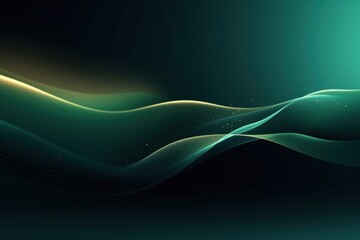 Wall Mural - Digital abstract background green backgrounds technology.