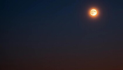 Wall Mural - Crescent moon next to bright Venus at twilight, celestial event, dark