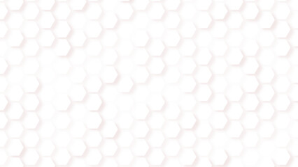 Wall Mural - Honeycomb pattern with hexagon mesh. Texture bee comb grid.  Flat vector illustration isolated on white background.
