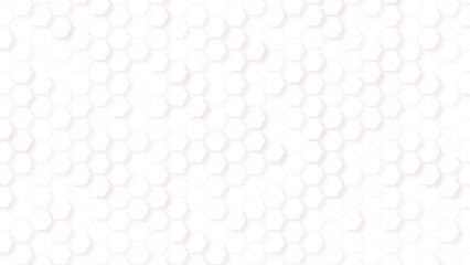 Wall Mural - Honeycomb pattern with hexagon mesh. Texture bee comb grid.  Flat vector illustration isolated on white background.