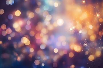 Wall Mural - Fireworks pattern bokeh effect background light backgrounds outdoors.
