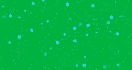 Wall Mural - Animation of network of medical icons and data processing over transparent background