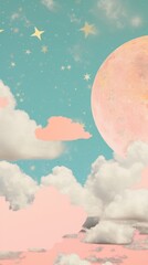 Wall Mural - Cloud star astronomy outdoors nature.