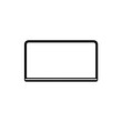 © xo - Simple Outline of a Flat-Screen Display