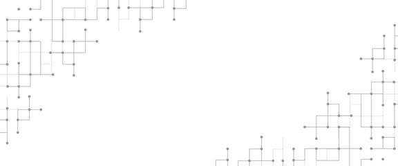 Wall Mural - Vector geometric squares technology pattern design