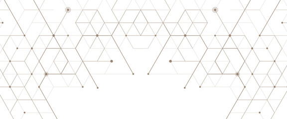 Wall Mural - Vector abstract minimalist blue triangles technology pattern blue geometric background.