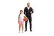 © Ljupco Smokovski - Little girl posing with a basketball coach