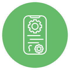 Application Setting icon vector image. Can be used for Computer Programming.