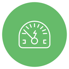 Wall Mural - Ammeter icon vector image. Can be used for Electric Circuits.