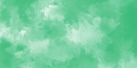 Wall Mural - Abstract Green watercolor background. Colorful watercolor background with paper texture and stains. Aquarelle painted canvas for splash design. Artistic hand painted texture.