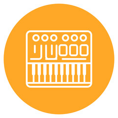 Wall Mural - Synthesizer icon vector image. Can be used for Instrument.
