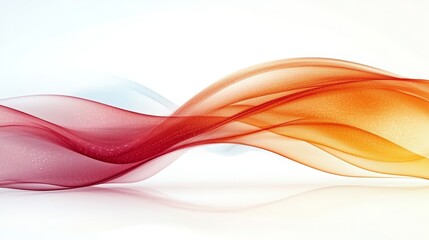 Canvas Print - Abstract Colorful Gradient Motion Waves with Smooth Fluid Flow Pattern and Elegant Light Backdrop