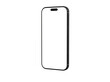 © vegefox.com - High-quality 3D render of a black smartphone with a blank screen, ideal for app presentations or website mockups. Clean and modern design.