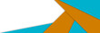 © Wasin - Modern Orange and Blue Geometric Background. Abstract Business Wallpaper. Vector Illustration