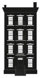 PNG American apartment architecture illustration building.