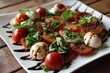 © CogniLens - Caprese salad with balsamic glaze.