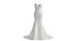 © Fahim - Elegant white embellished wedding dress for special occasions isolated PNG with Transparent Background