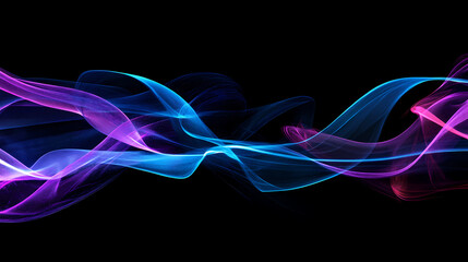 Wall Mural - Abstract Colorful Flowing Lines