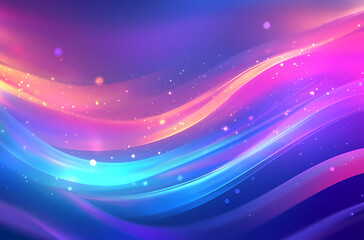 Wall Mural - Abstract Colorful Vibrant Wave Background
