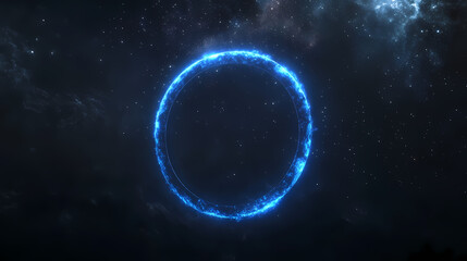 Wall Mural - Cosmic Ring of Light in the Universe
