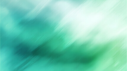 Wall Mural - White mint green emerald jade soft abstract background. Color gradient ombre blend. Smooth blur haze. Bright light glow dreamy pastel shimmer mist. Noise grain mesh. Fresh cool airy fade art.