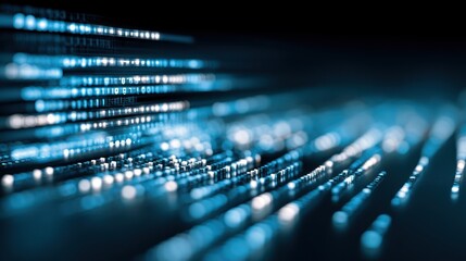 Abstract digital code background