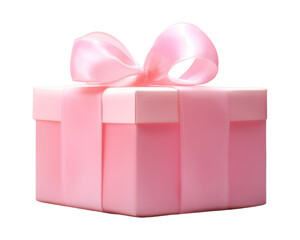 Wall Mural - PNG Gift box pink celebration anniversary.